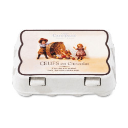 Dark chocolate eggbox