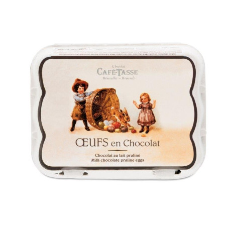 Boîte oeufs chocolat au Lait & praliné