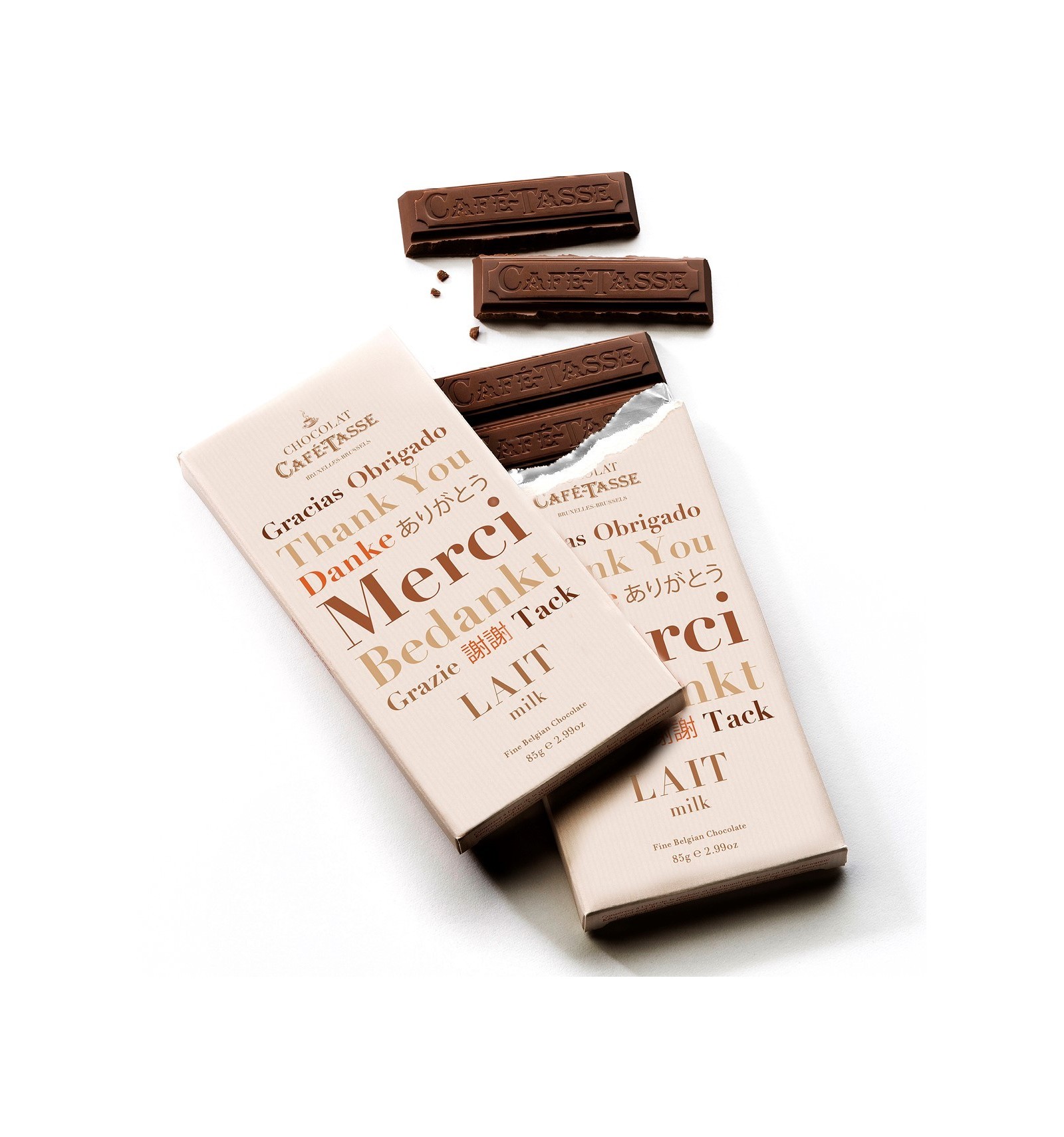 Onregelmatigheden badge slank Melk chocolade tablet bedankt editie