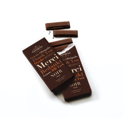 Tablette de chocolat noir 60 % 85 g – Édition MERCI – photo 2