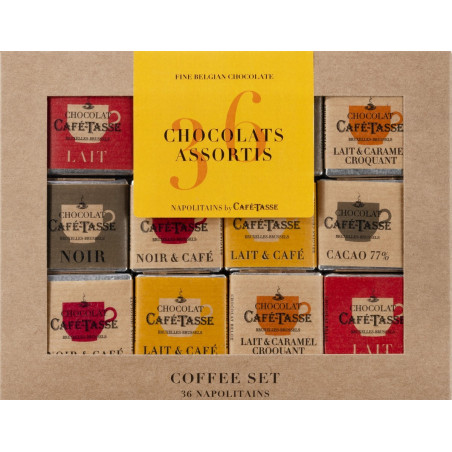 Coffee Set 6 goûts, 36 napolitains