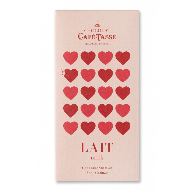 Tablette de chocolat au Lait édition LOVE