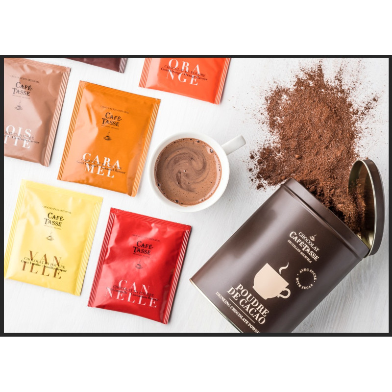 Boîte métal avec Cacao en poudre