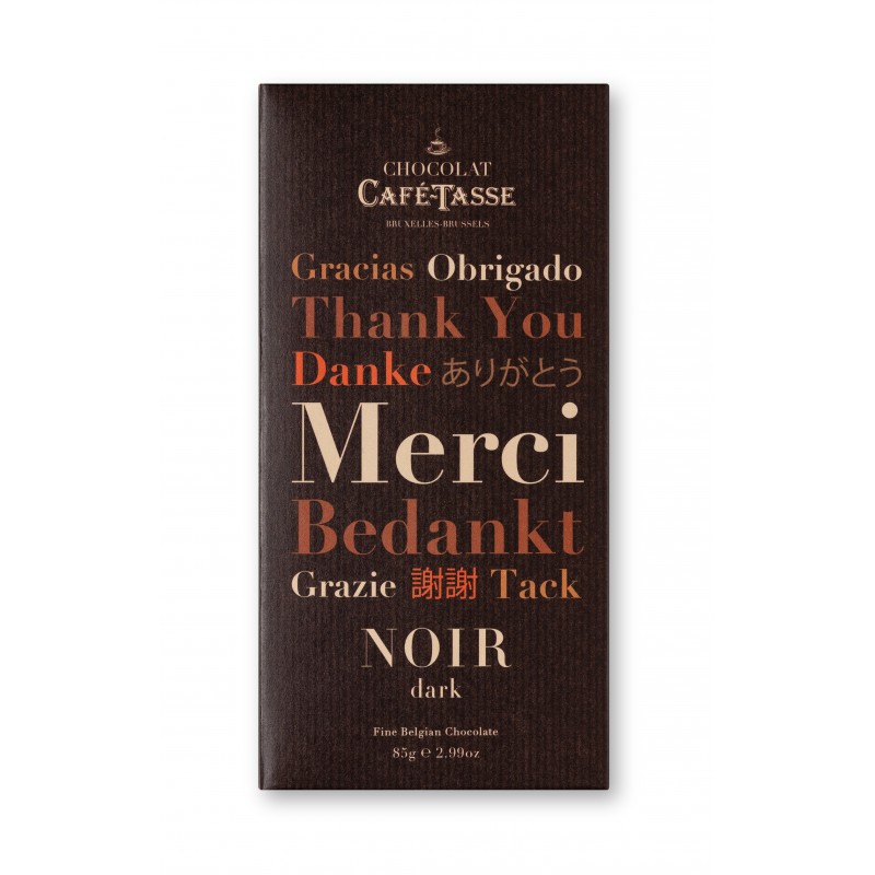 Tablette de chocolat au Lait edition MERCI