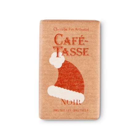 Xmas bag mini bars assorted dark chocolate 60% & milk chocolate salted caramel