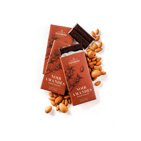 Dark chocolate almonds 60%