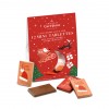 Xmas bag mini bars assorted dark chocolate 60% & milk chocolate salted caramel