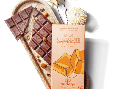 De Perlège-chocolade van Café-Tasse: meer chocolade, minder suiker